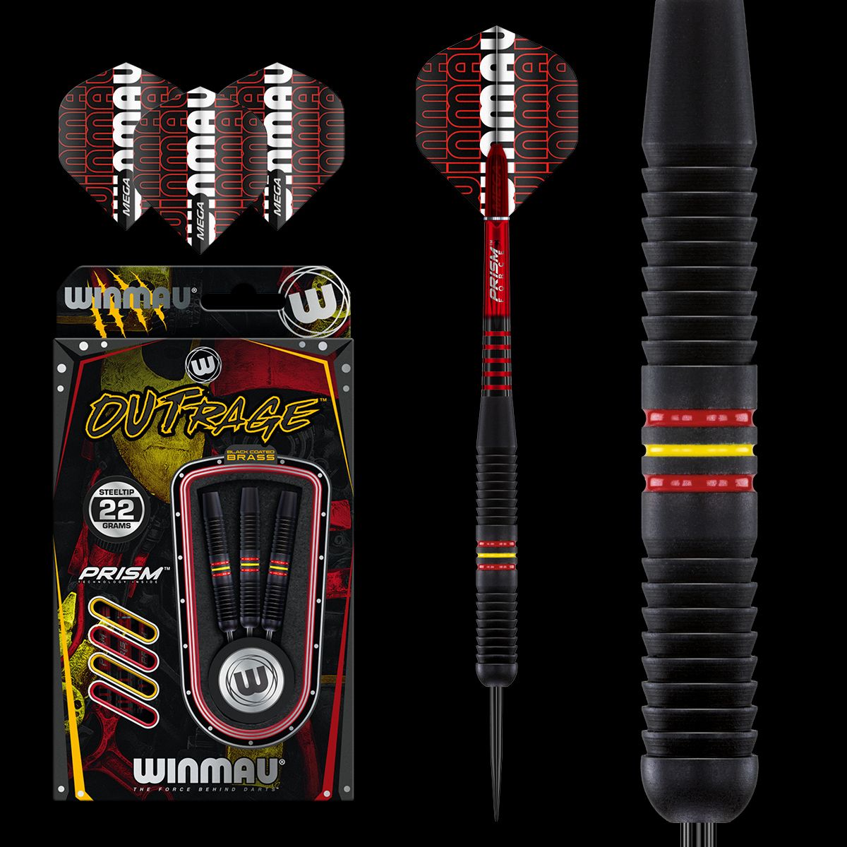 Winmau Outrage Brass Darts