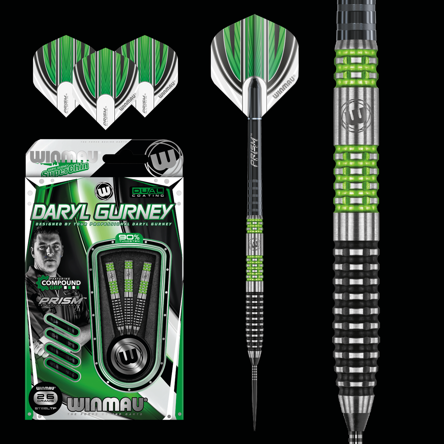 Winmau Daryl Gurney SE 90% Tungsten Darts