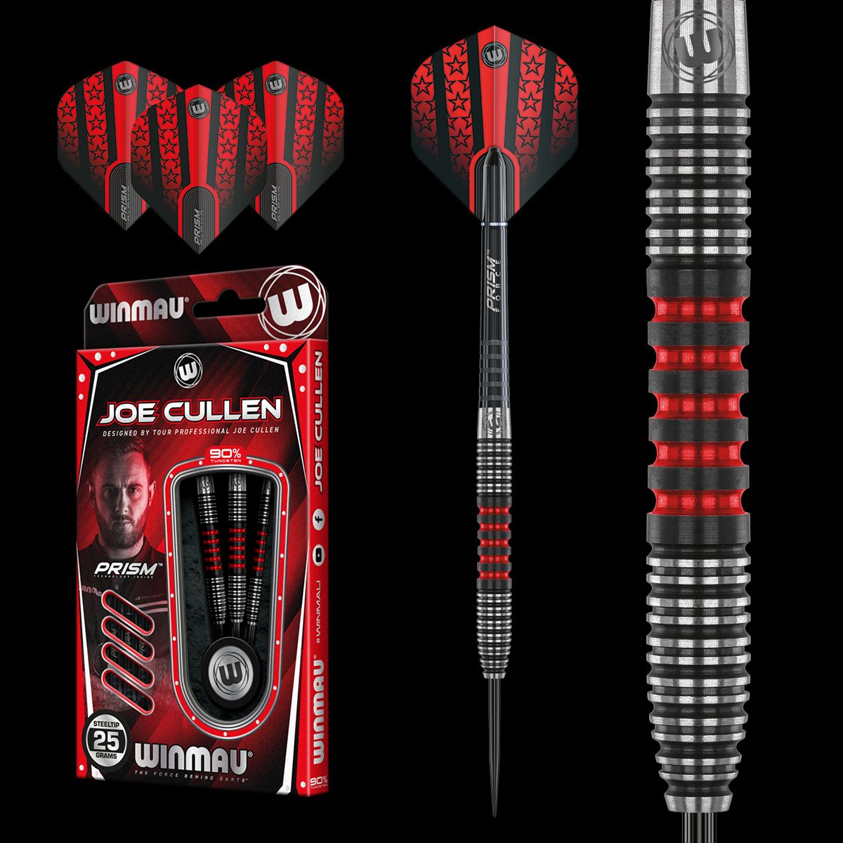 Winmau Joe Cullen 90% Tungsten Darts