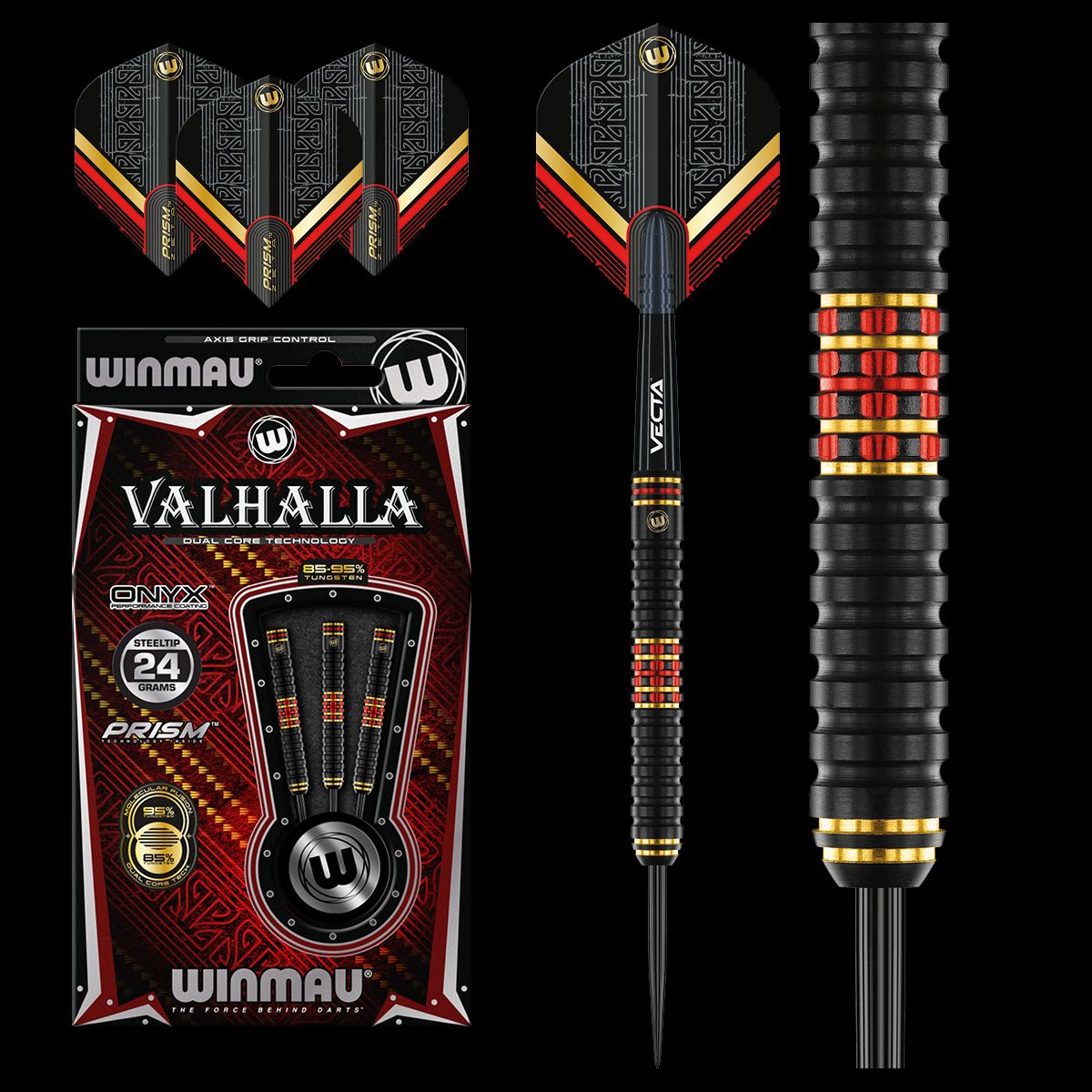 Winmau Valhalla 95/85% Tungsten Darts