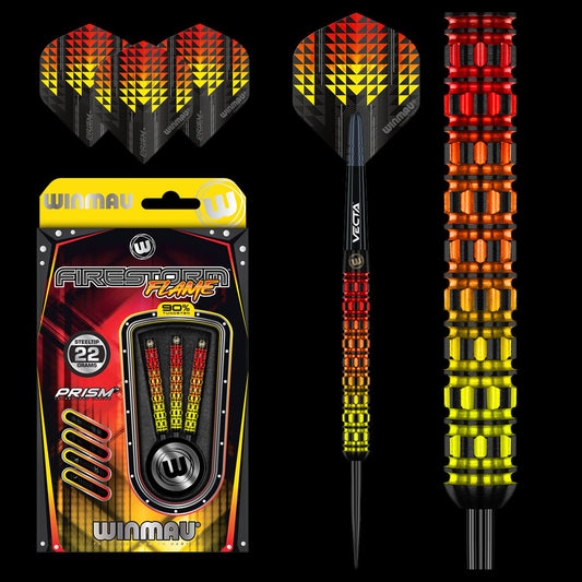 Winmau Firestorm Flame (Parallel) 90% Tungsten Darts