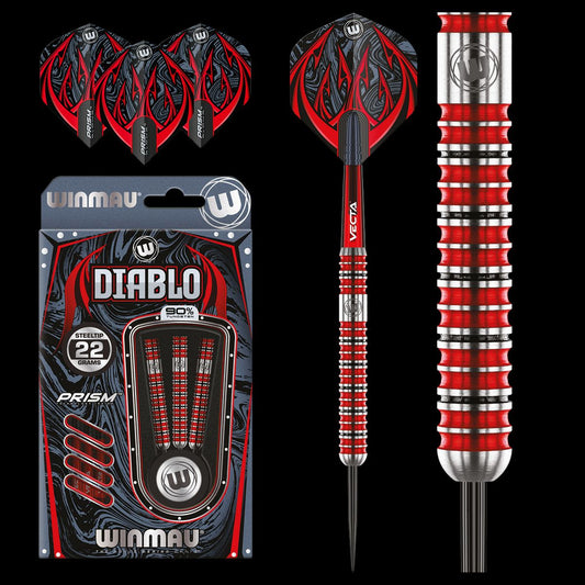 Winmau Diablo (Parallel) 90% Tungsten Darts