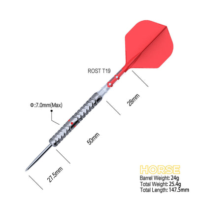 Cuesoul - 22/24g - Horse 90% Tungsten Darts