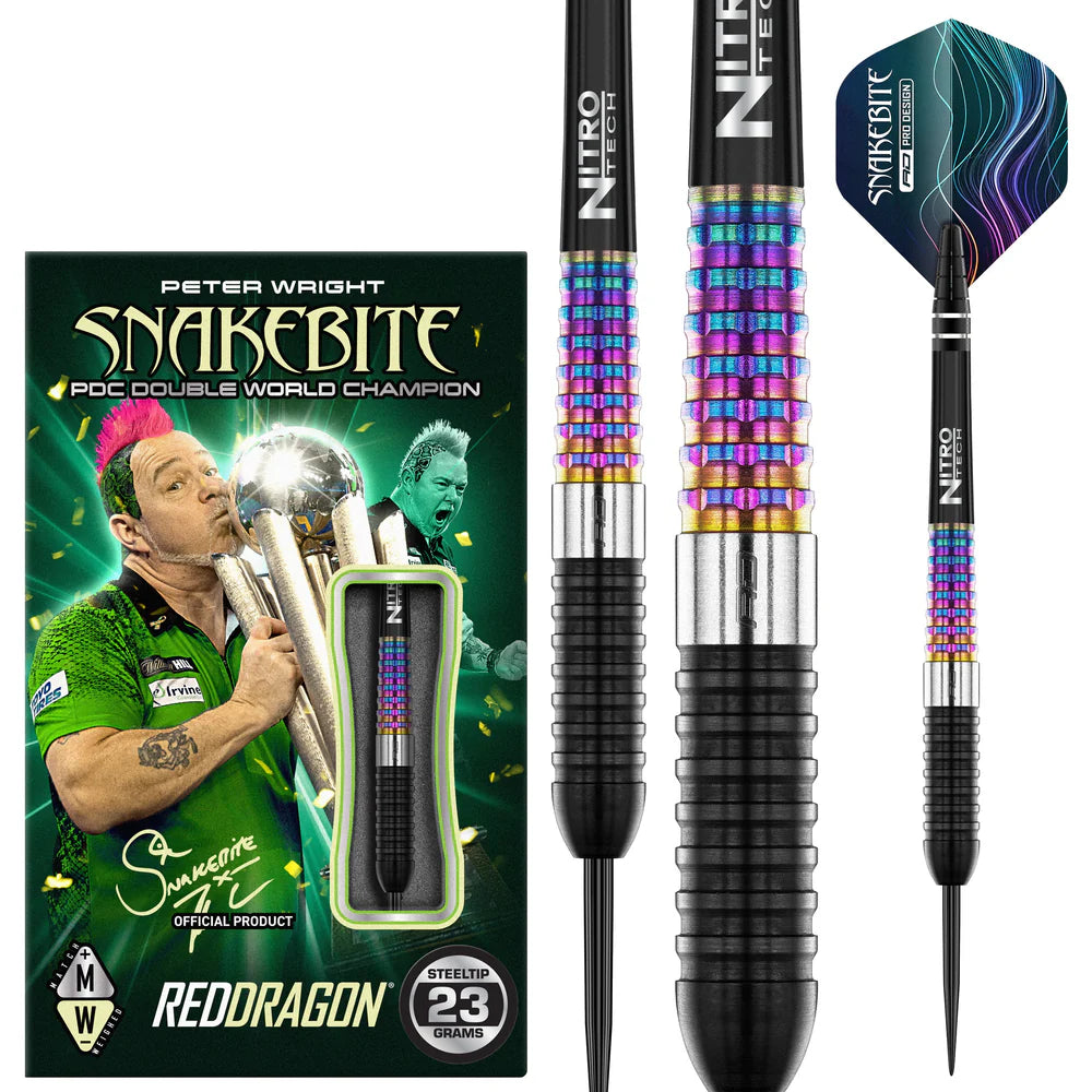 Red Dragon - Peter Wright Corra Darts - 90% Tungsten Darts