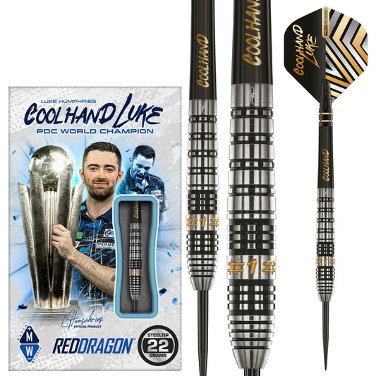 Red Dragon - Luke Humphries Prestige Darts - 90% Tungsten Darts