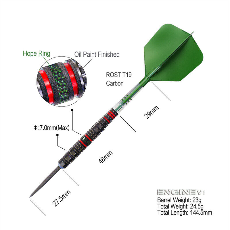 Cuesoul - 23g - Engine V1 90% Tungsten Darts