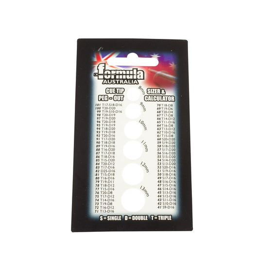 Formula Sports Peg Out Card