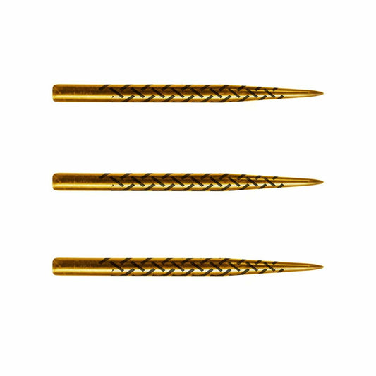 Shot - Warrior Kapene Gold Titanium Steel Tip Points - 35mm