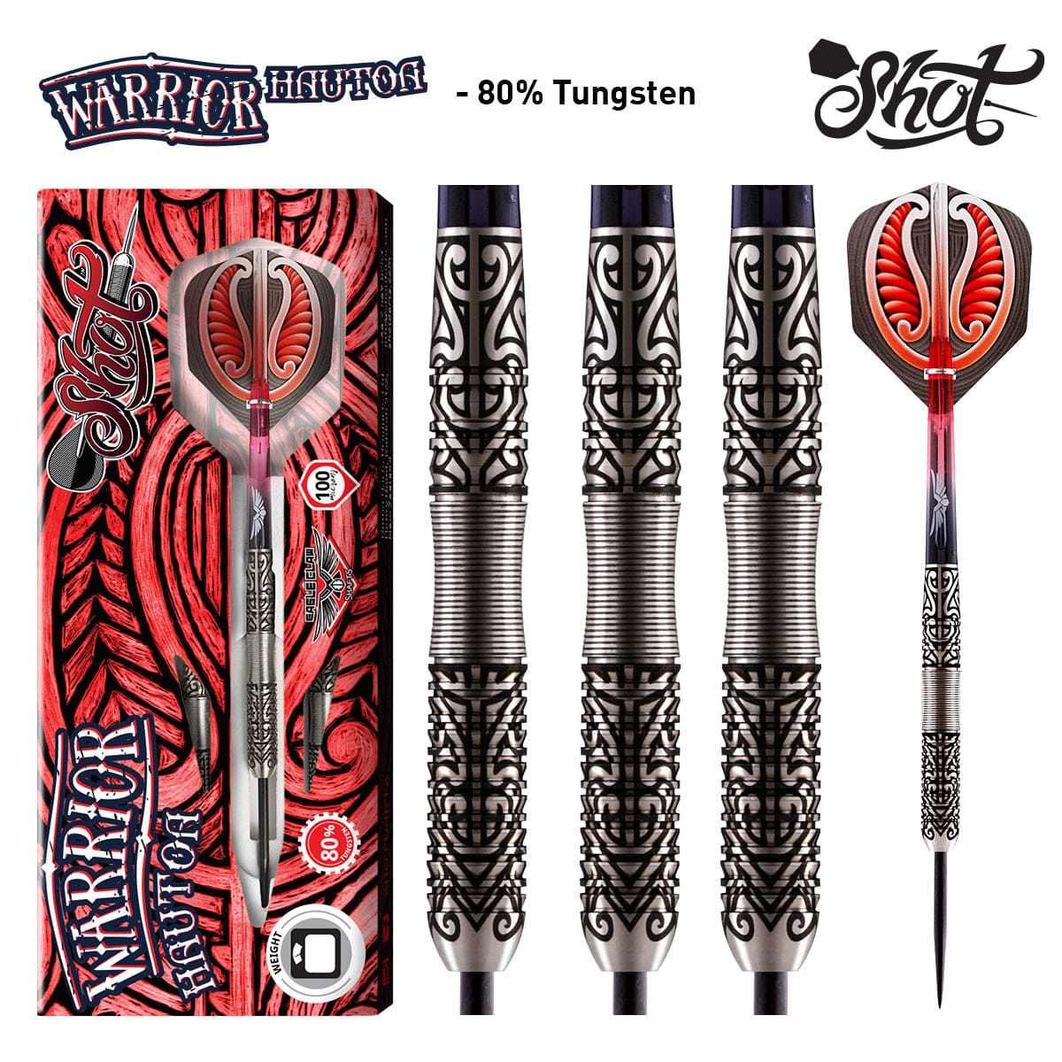 Shot - Warrior - Hautoa 80% Tungsten Darts