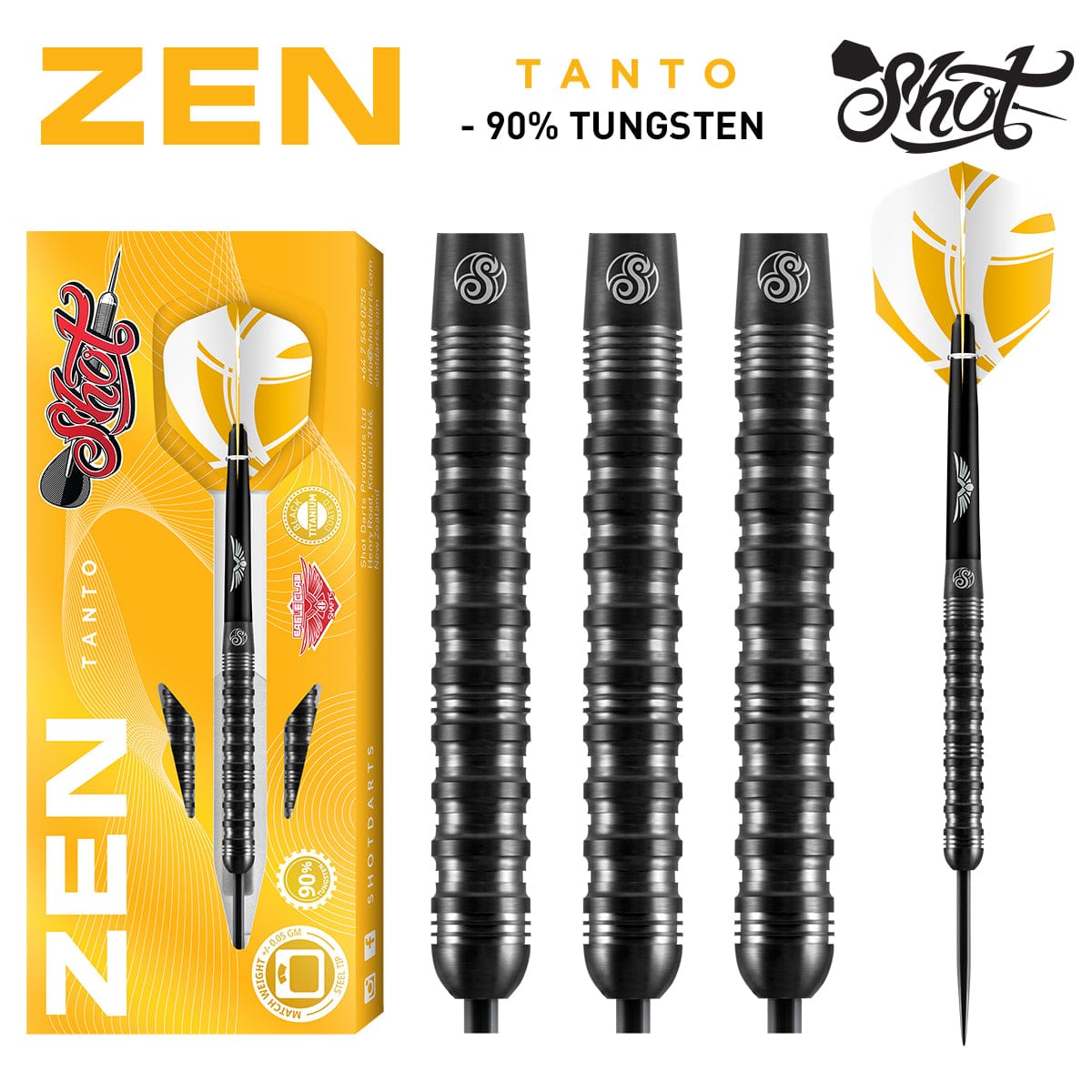 Shot - Zen - Tanto 90% Tungsten Darts