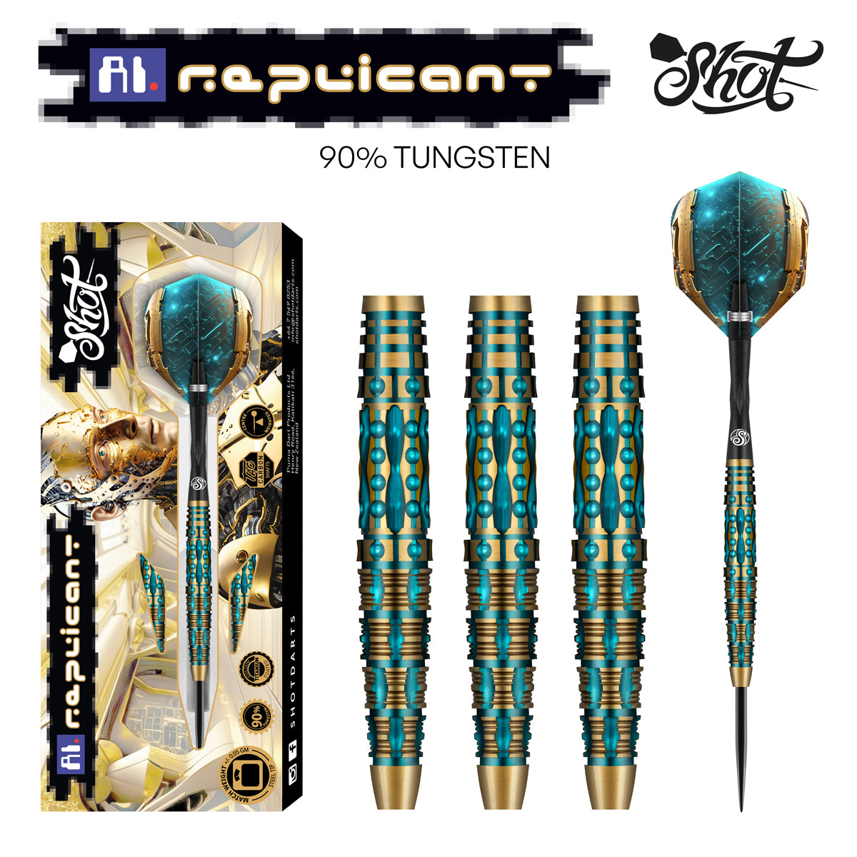 Shot - AI - Replicant 90% Tungsten Darts