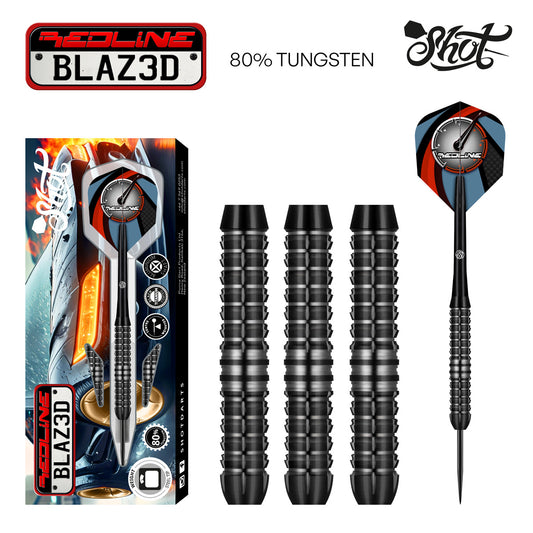 Shot - Redline - Blazed 80% Tungsten Darts