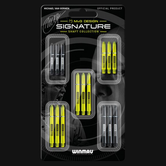 Winmau MvG Design Signature Shaft Collection