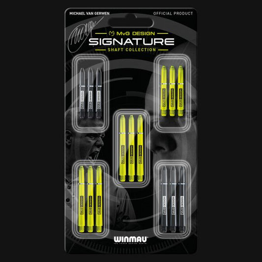 Winmau MvG Design Signature Shaft Collection