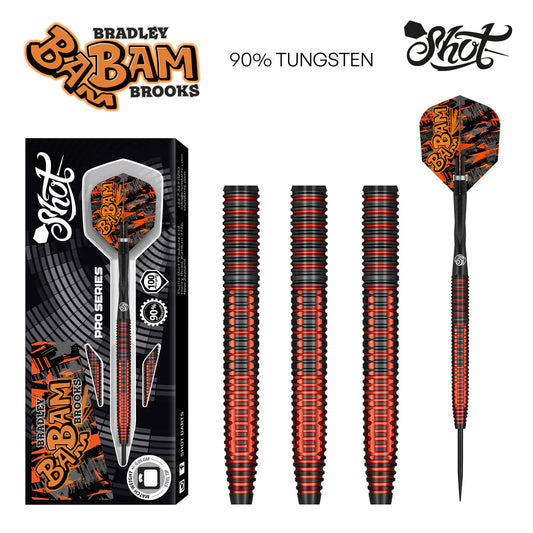 Shot - Pro Series - Bradley BamBam Brooks 90% Tungsten Darts