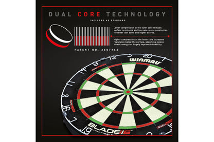 Winmau Blade 6 Dual Core Dartboard