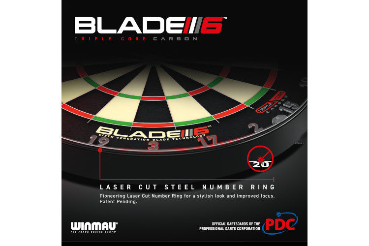 Winmau Blade 6 Triple Core Dartboard