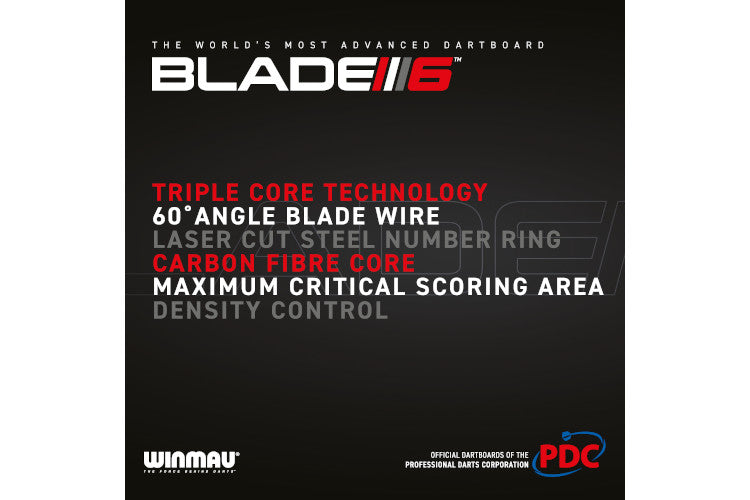 Winmau Blade 6 Triple Core Dartboard