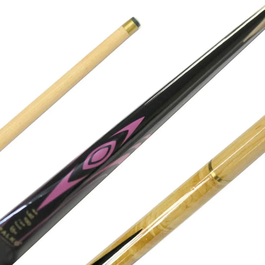 9.5mm Pink Lumex Flight Maple Pool Cue