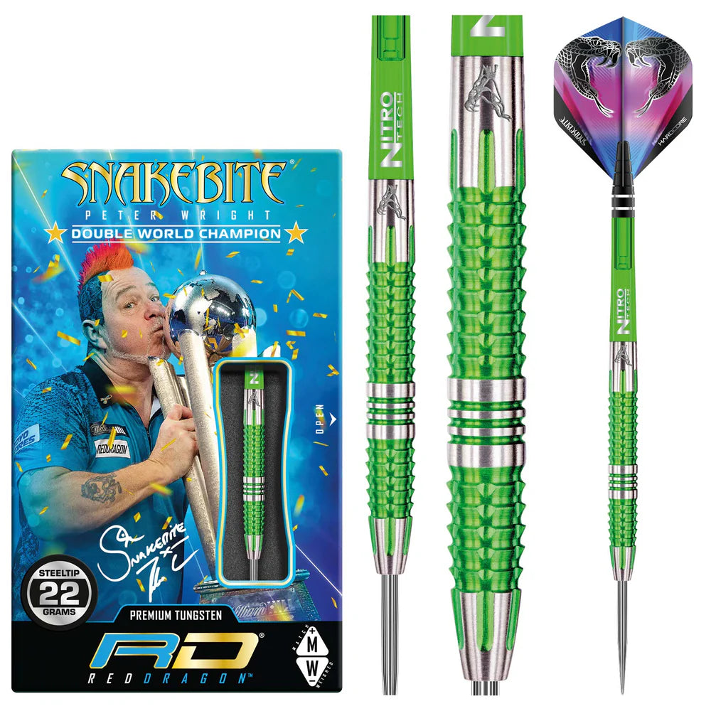 Red Dragon - Peter Wright Mamba 2 Darts - 90% Tungsten Darts