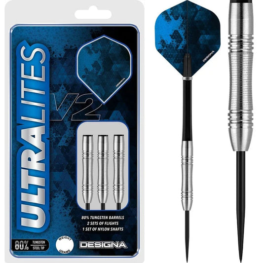 12/14g Designa Ultralites V2 Darts - Steel Tip - M4 - Micro Scallop