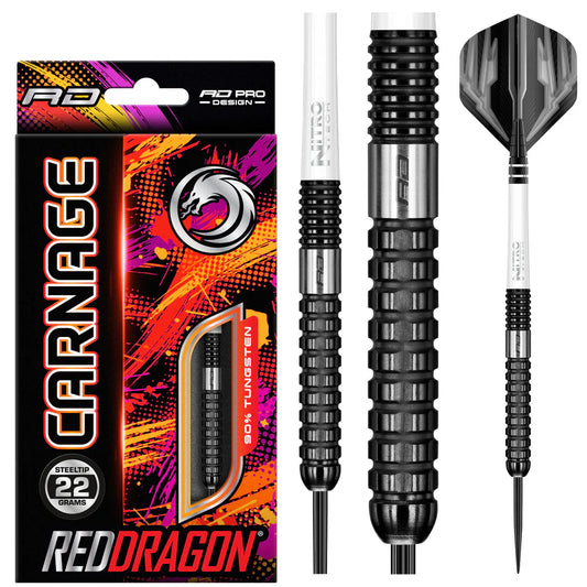 Red Dragon - Carnage 2 Darts - 90% Tungsten Darts