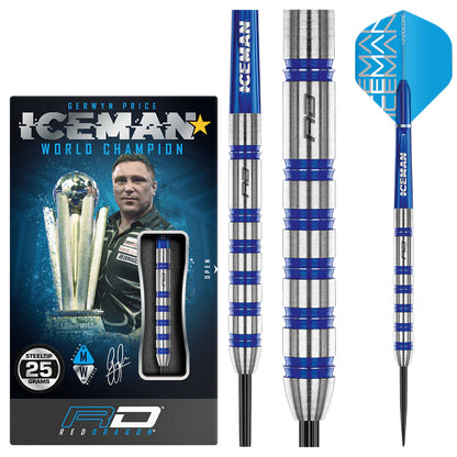 Red Dragon - Gerwyn Price Iceman Challenger Darts - 80% Tungsten Darts