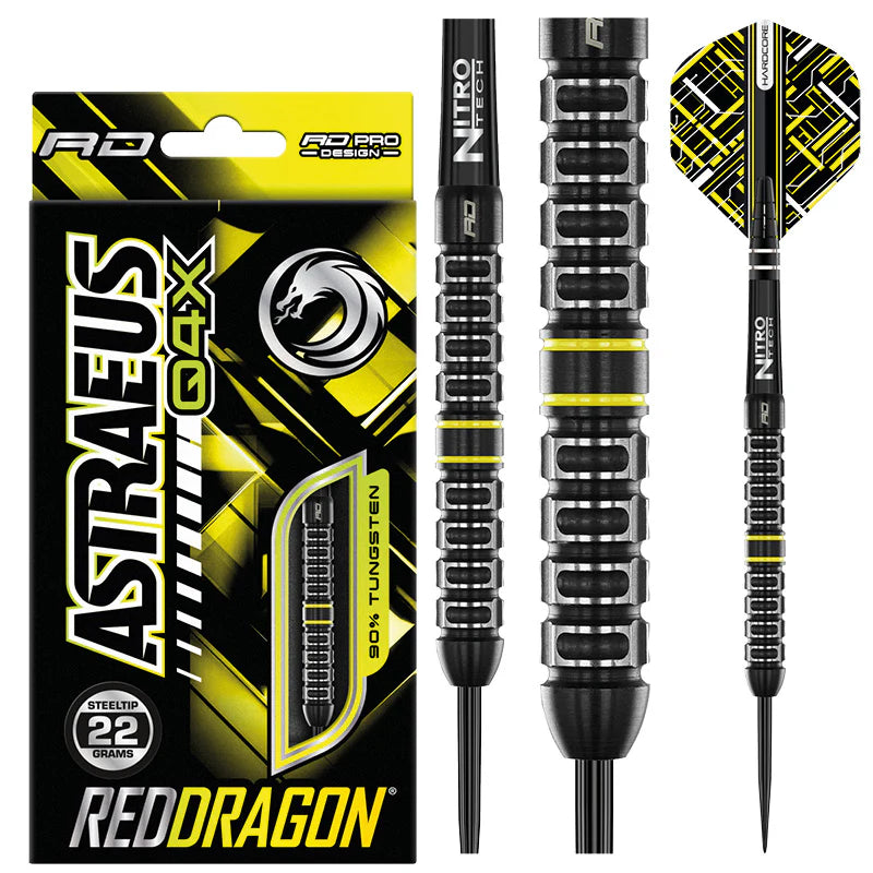 Red Dragon - Astaeus Q4X Darts (Parallel) - 90% Tungsten Darts