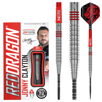 Red Dragon - Jonny Clayton Original 2.0 Darts - 90% Tungsten Darts