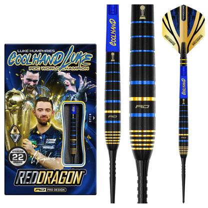 Red Dragon - Luke Humphries TX4 Avenger Darts - 90% Tungsten Darts