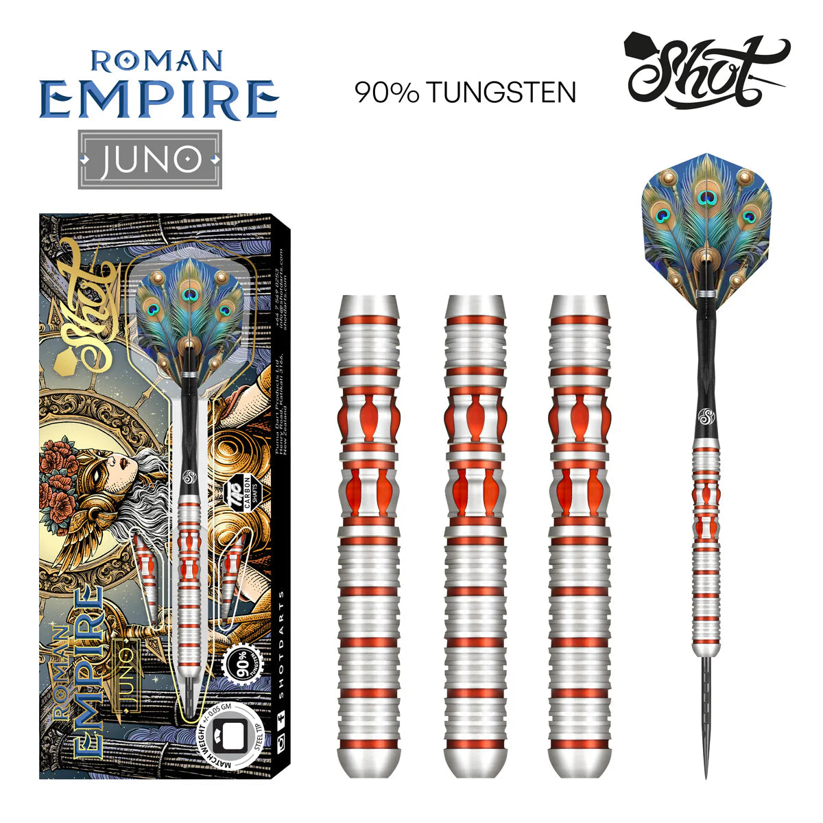 Shot - Roman Empire - Juno 90% Tungsten Darts