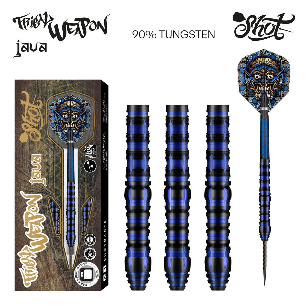 Shot - Tribal Weapon - Java 90% Tungsten Darts