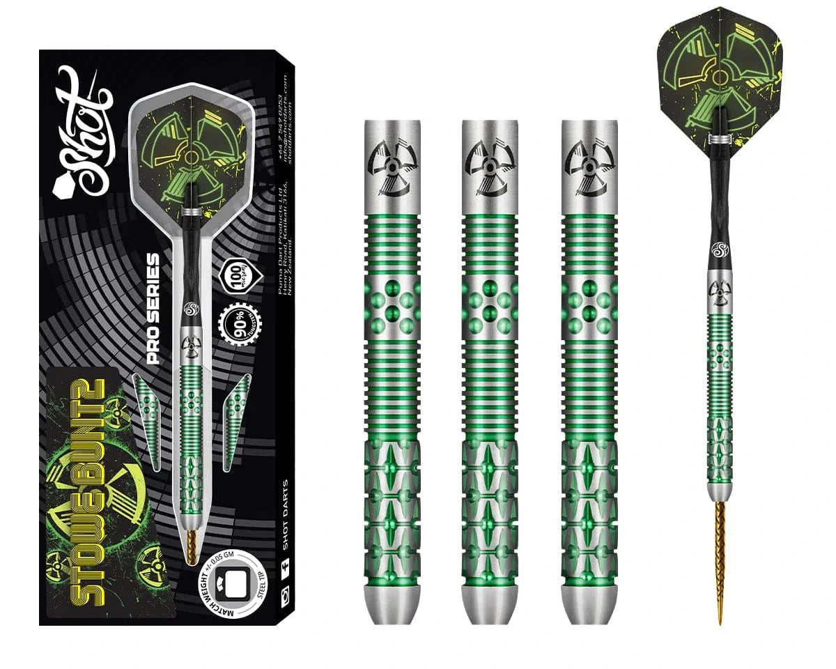 Shot - Stowe Buntz 2.0 Silver 90% Tungsten Darts