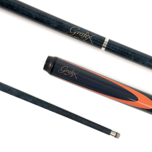 Grafex Art Blue Graphite Pool Cue