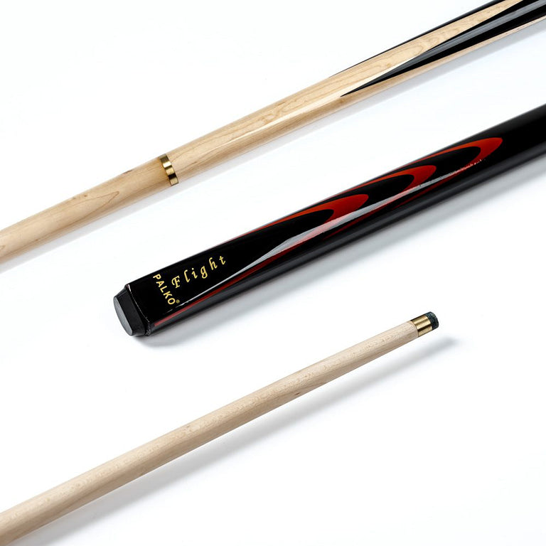 9.5mm Red Lumex Flight Maple Pool Cue