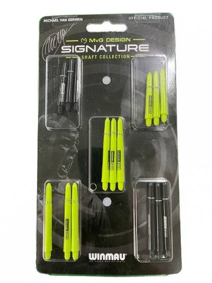 Winmau MvG Design Signature Shaft Collection