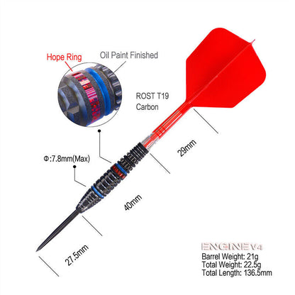 Cuesoul - 21g - Engine V4 90% Tungsten Darts