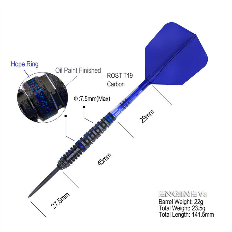 Cuesoul - 22g - Engine V3 90% Tungsten Darts