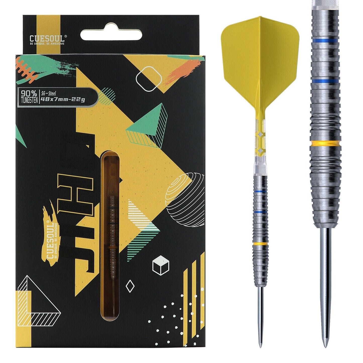 Cuesoul - 22g - Jiho S6 90% Tungsten Darts