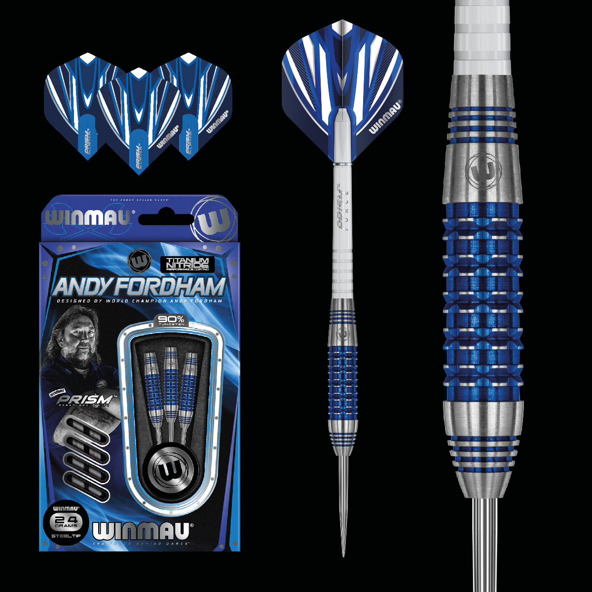 Winmau Andy Fordham S.E. 90% Tungsten Darts