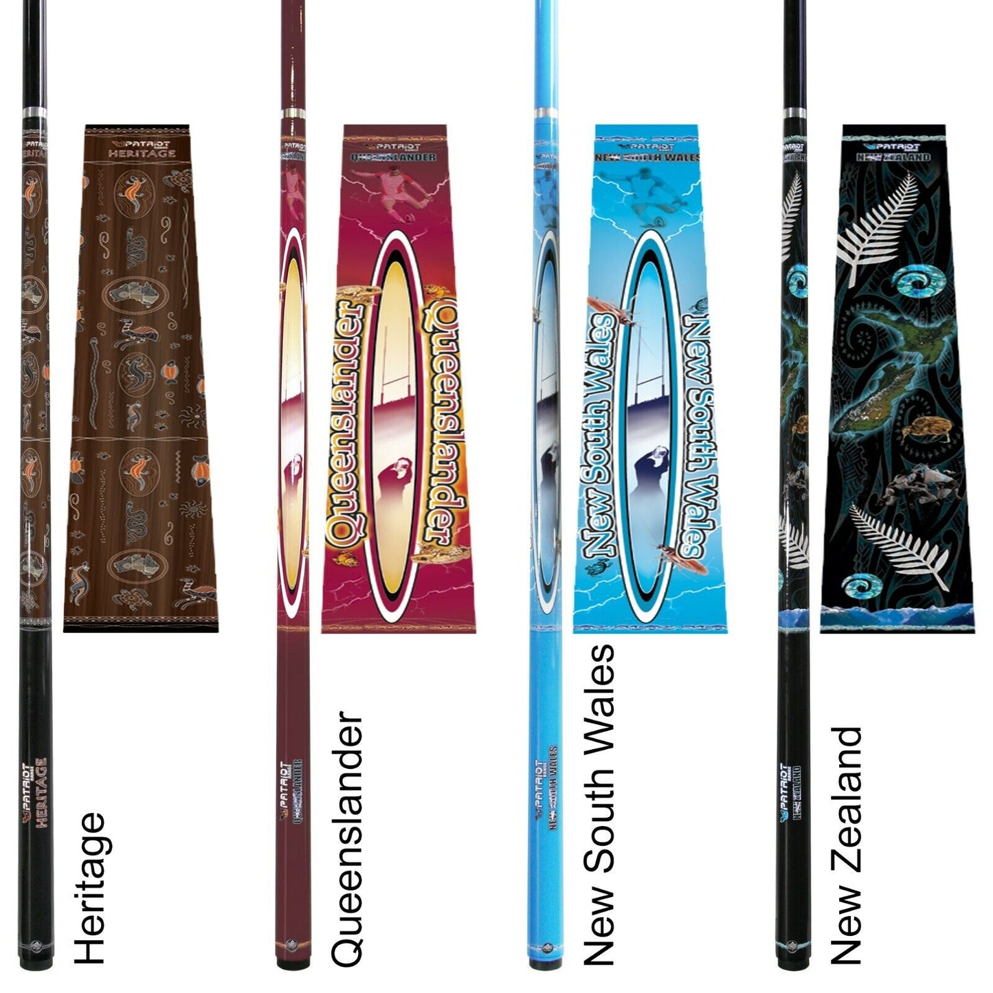 Formula Sports Patriot Composite Cues - NSW, QLD, NZ, Heritage